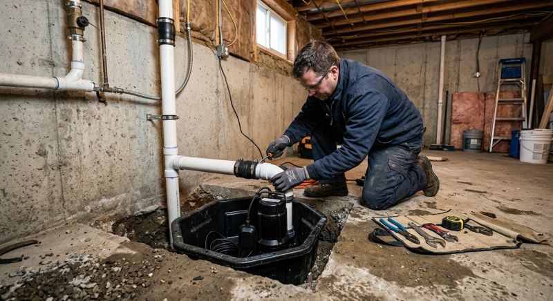 Basement Sump Pump Service in Warwick, RI