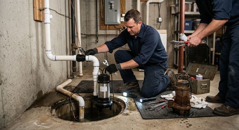 Sump Pump Installation in Huntsville, AL