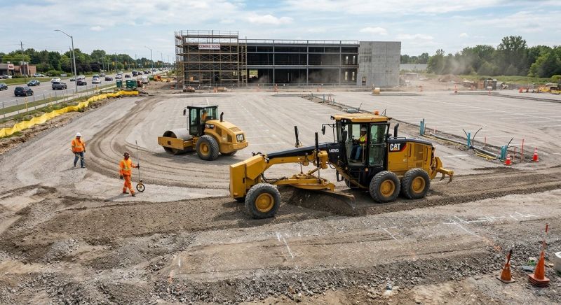 Parking Lot Excavation in Katy, TX