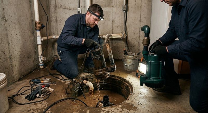 Sump Pump Installation in Mobile, AL