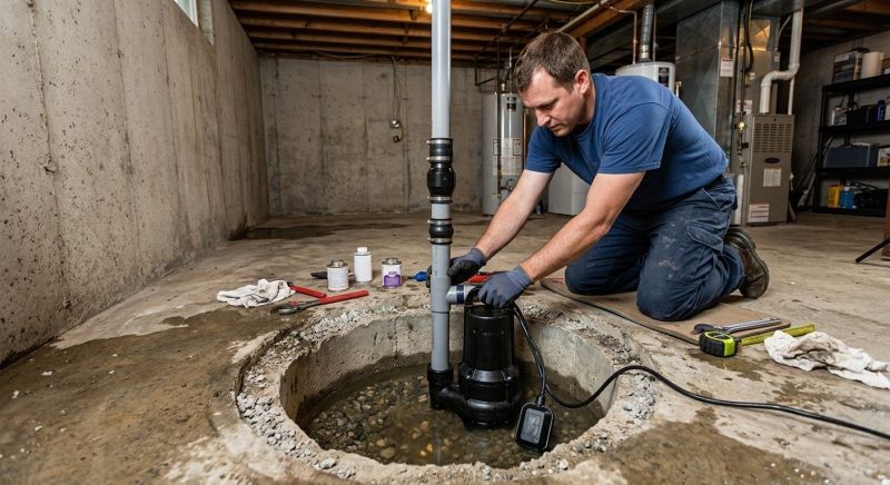 Sump Pump Relocation in Boston, MA